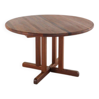 Table à manger ronde Dyrlund 2x extensible 'Elsborg' Dyrlund ronde 2x extensible