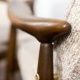 Pair of GFM-87 armchairs by Juliusz Kędziorek, GFM, Poland, 1960s