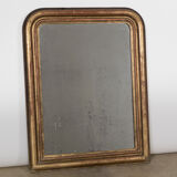 Louis Philippe mirror with foxed glass  19th 65x83cm