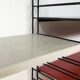 Vintage D. Dekker for Tomado Holland - Wall shelf with metal shelves