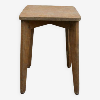 Tabouret Vintage pieds compas