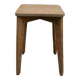 Vintage stool with compass feet