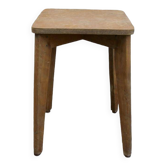 Vintage stool with compass feet