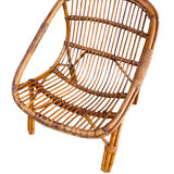 1960s Rattan Armchairs from France