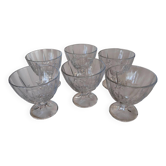 Coupes à dessert en verre