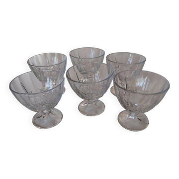Glass dessert cups