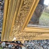 Old large-format mirror 88x133cm