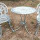Vintage English style aluminum garden furniture