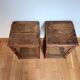 Lot de 2 vitrines