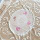 Vintage hand-embroidered tablecloth 141x154 cm