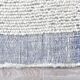 Tapis marocain 100% laine bleu et blanc 136x211 cm