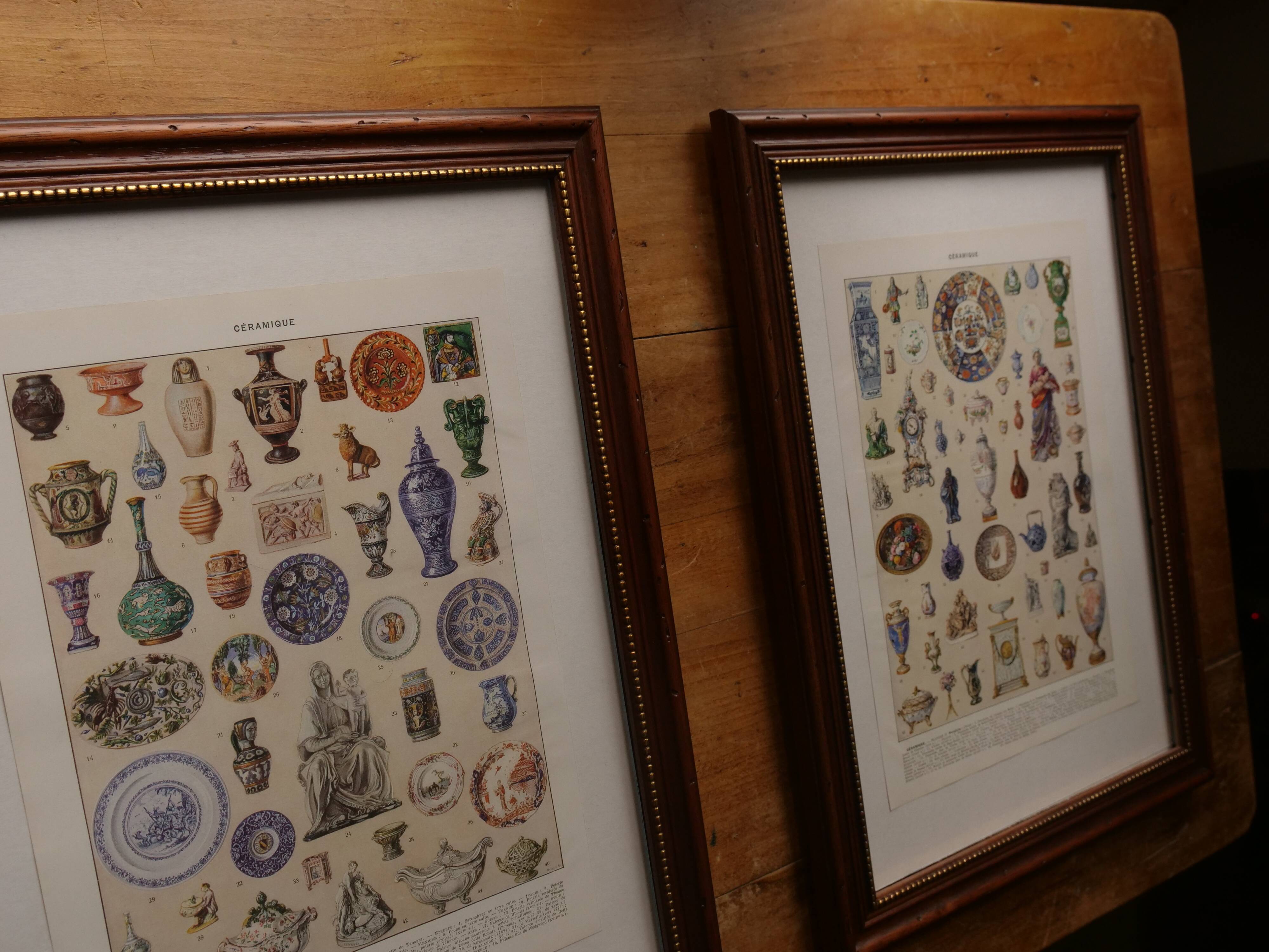 Original lithographs on birds