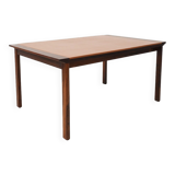 Rosewood and Leather Coffee Table by Hans Olsen