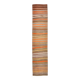 Orange Green Striped Pattern Vintage Runner Rug, 69x325Cm