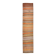 Orange Green Striped Pattern Vintage Runner Rug, 69x325Cm