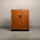 Cabinet d'archive en chêne moderniste, commode dans le style de l'École d'Amsterdam