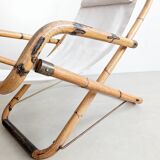 Set of 2 Italian deck chairs 1960s