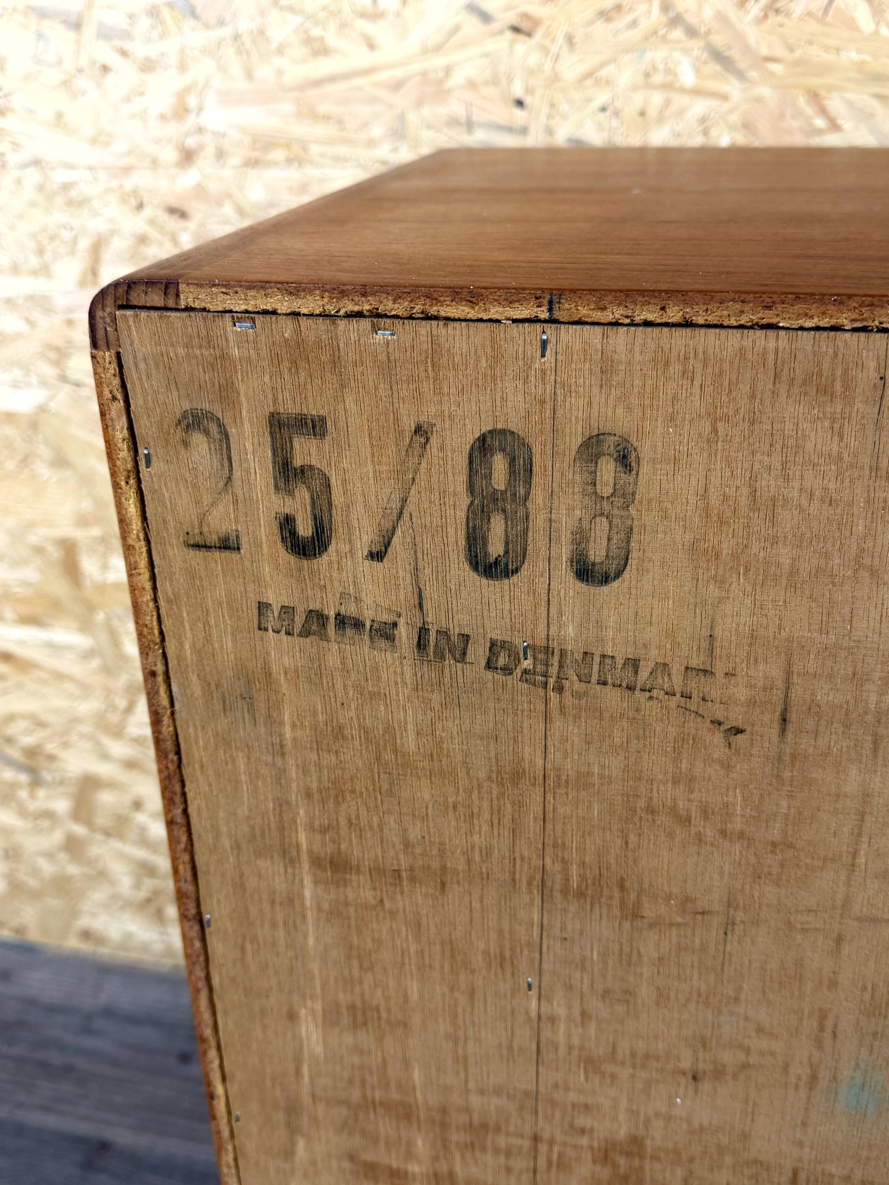 1960s 1970s Teak Sideboard Credenza Cabinet Danish Modern Design Denmark