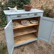Buffet parisien vintage bleu 