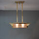 Brass art deco Atelier Petitot ceiling light