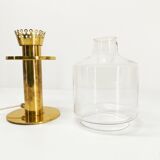Scandinavian lamp Hans-Agne Jakobsson brass and glass B 102