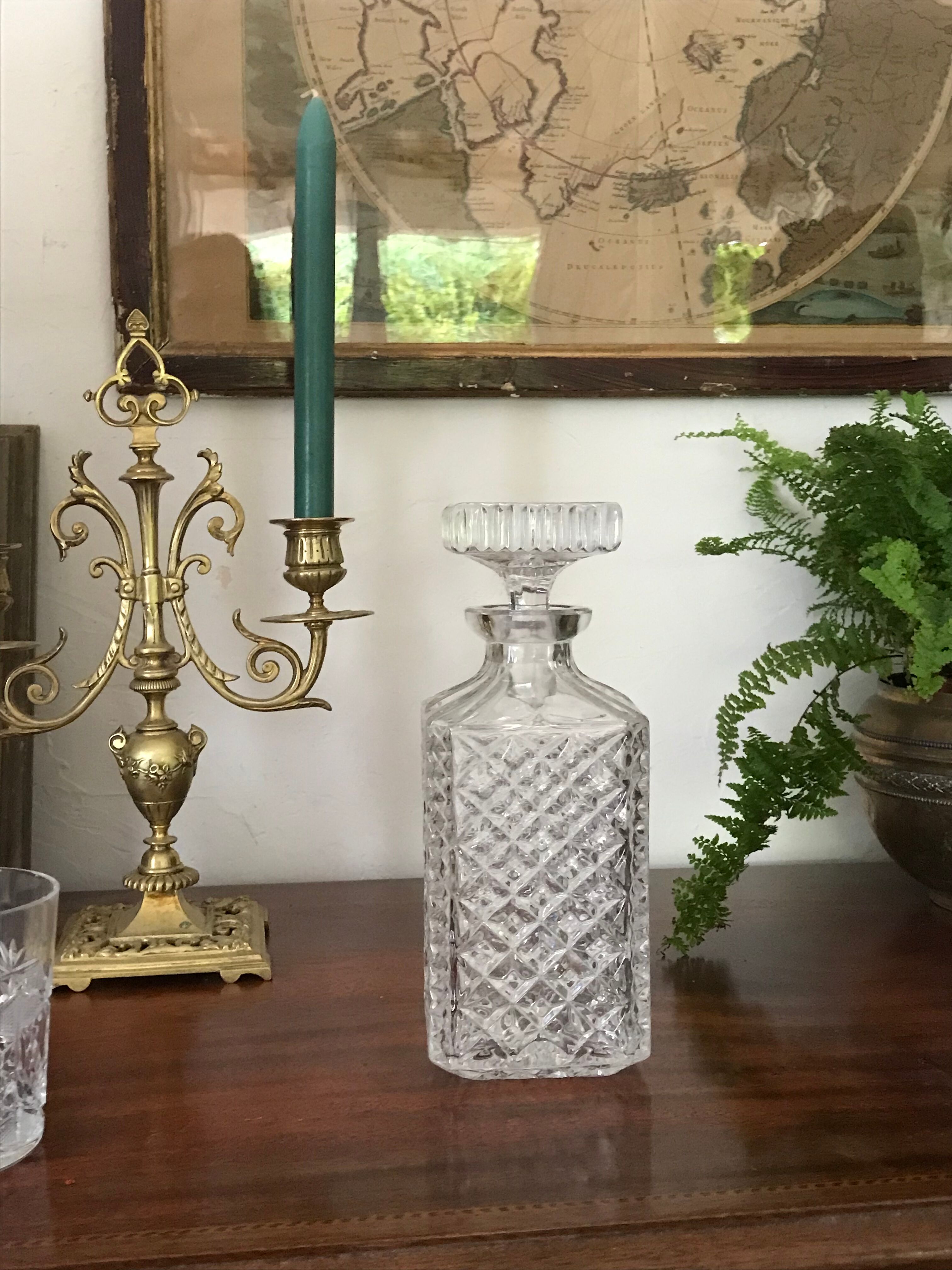 Crystal whisky decanter