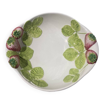 Ceramic fruit slip salad bowl