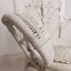 Vintage bamboo, rattan armchair with armrests, 1950s