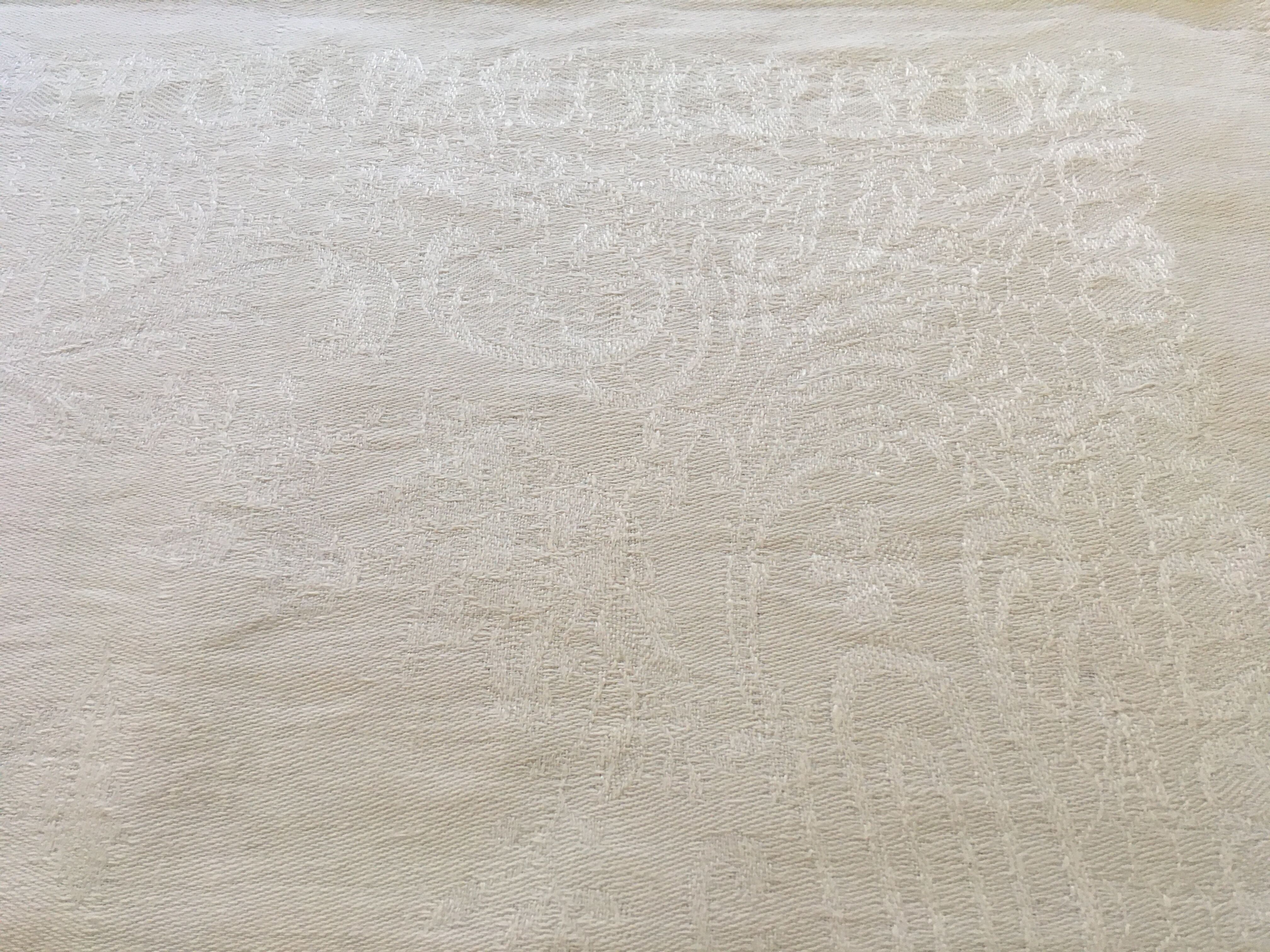 Set of 5 MG monogram napkins