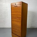 Vintage curtain file cabinet