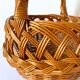 Panier en osier tressé