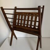 Magazine rack vintage1960 Cees Braakman scandinavia vinyl magazines