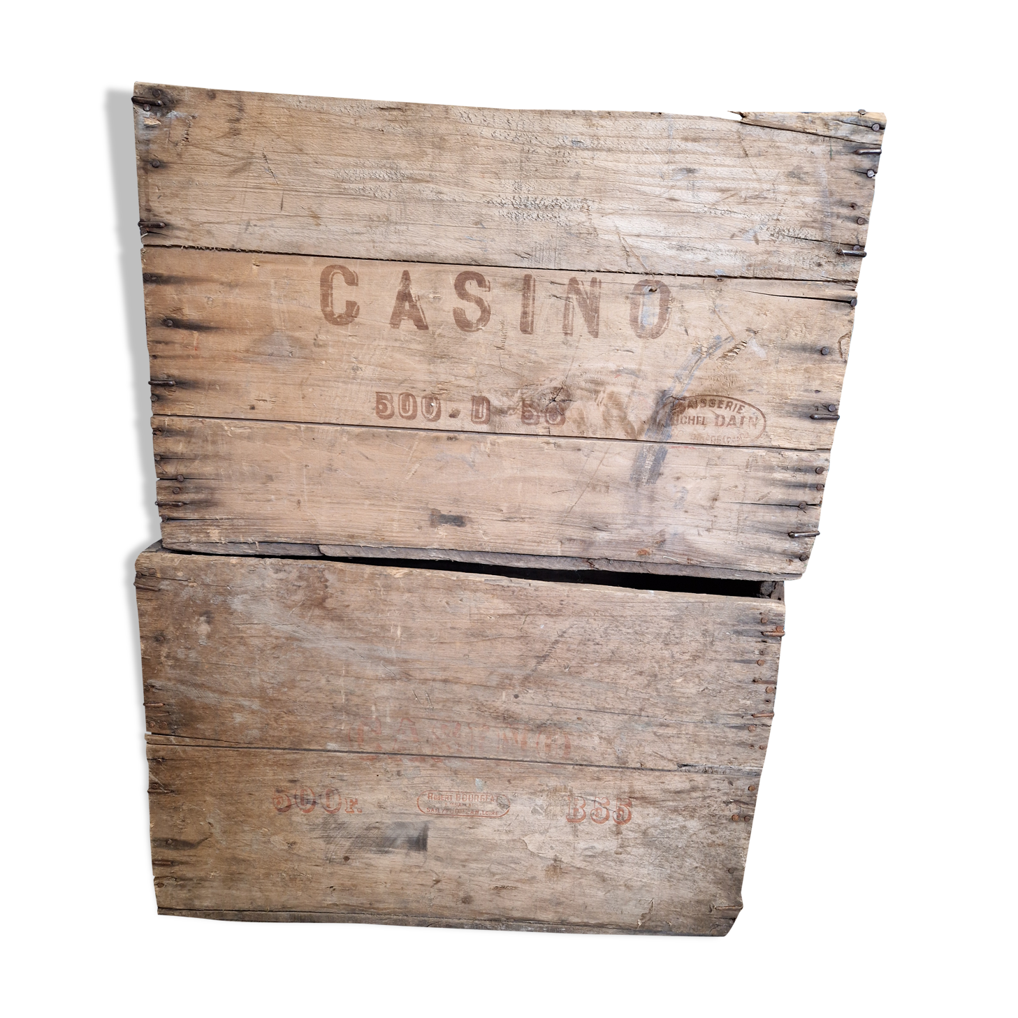 Casino wooden crates