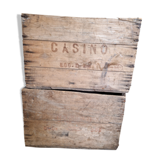 Casino wooden crates
