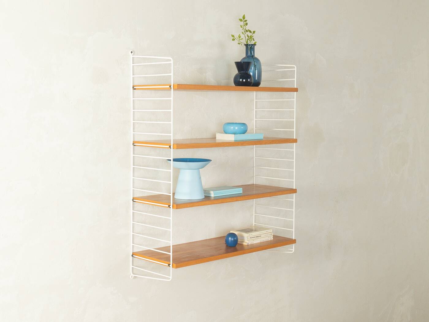 Étagère String par Nils Strinning en placage de frêne, 1949
