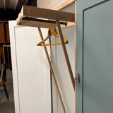 Wardrobe with two wardrobe compartments and drawers