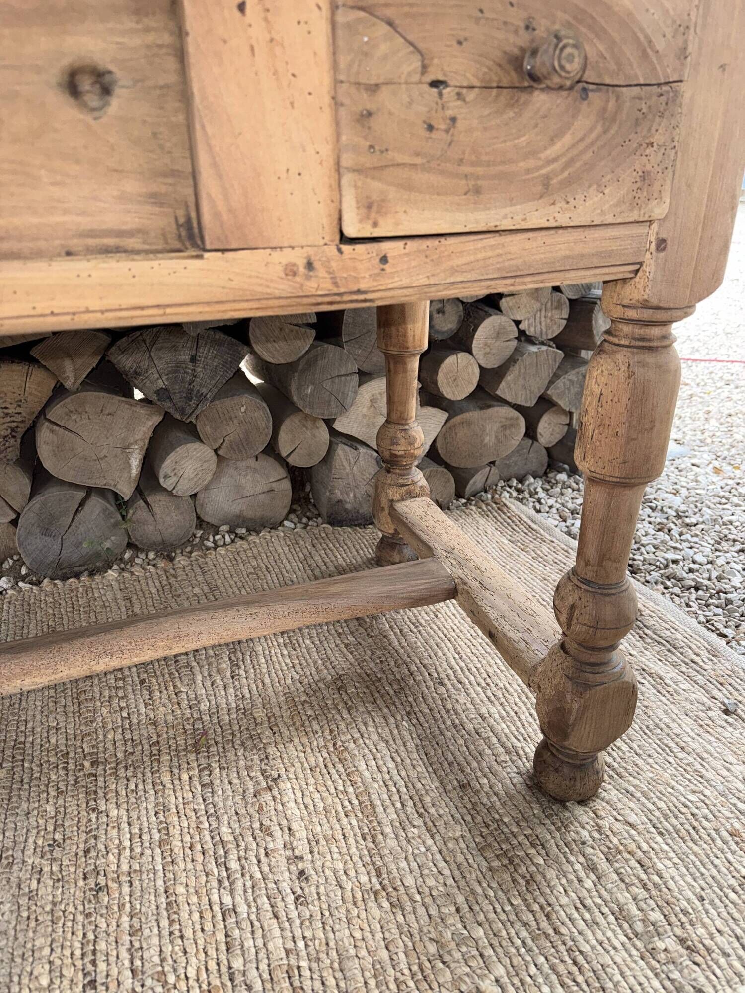 Work table or renovated antique draper's table