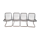 Lot of 4 Italian chairs, 70