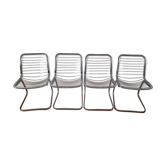 Lot of 4 Italian chairs, 70