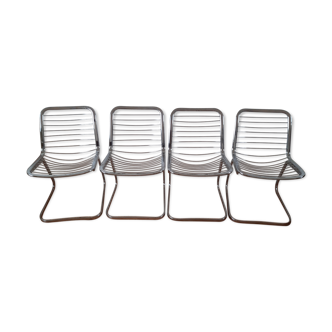 Lot of 4 Italian chairs, 70