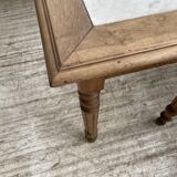 Walnut and marble bistro table 1890