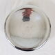Cut with chrome brass fruit Art Deco Modernist Bauhaus