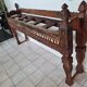 Artisanal wooden console, late 19th century.