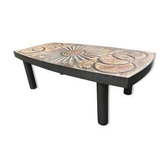 Coffee table by Francois Chaty for Vallauris