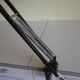 Lamp architect with lampshade in enamelled plate and 2 articulated arms brand ledu