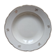 Plat vintage terre de fer Villeroy et boch doré