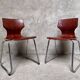 pair of vintage Flötotto chairs in pagwood 1970