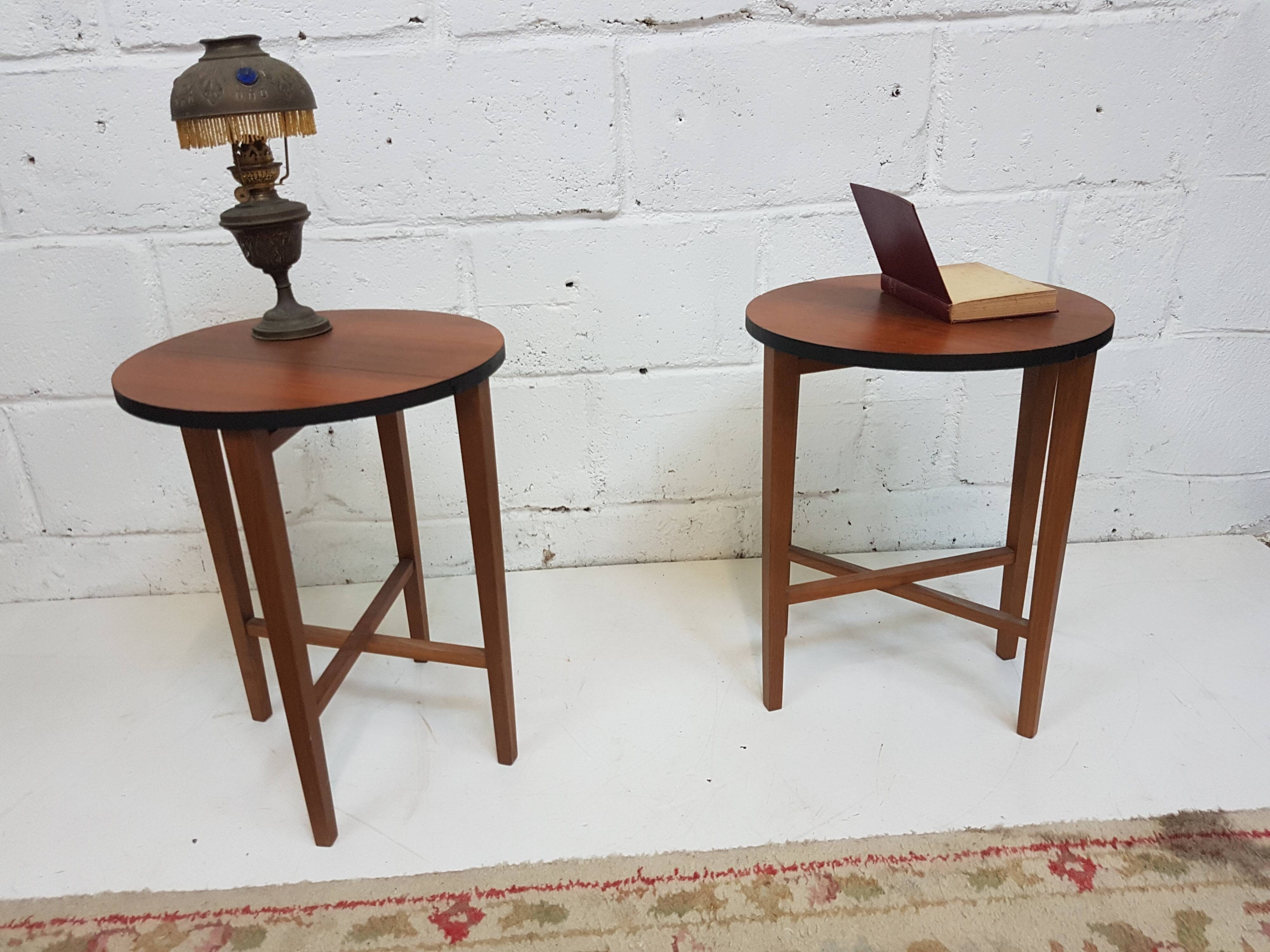Pair of side tables
