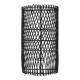 Black rattan wall light