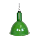 Industrial Soviet Green Enamel Pendant Lamp, 1960s